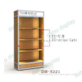 Free standing floor display shelf